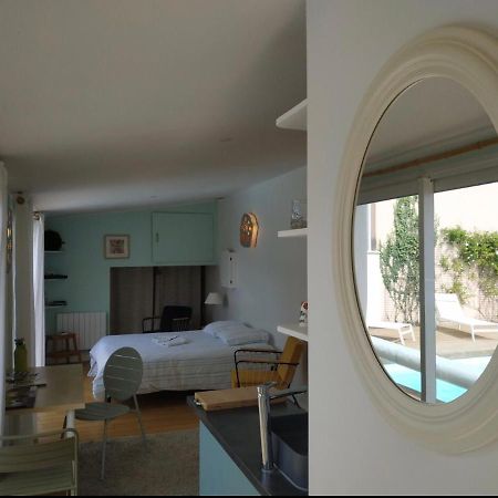 Chambre Studio Independante Au Calme Vue Sur Piscine Teyran Luaran gambar